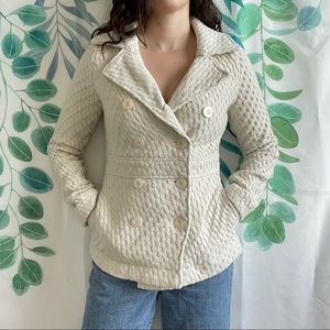 Billabong Cream Woven Peacoat